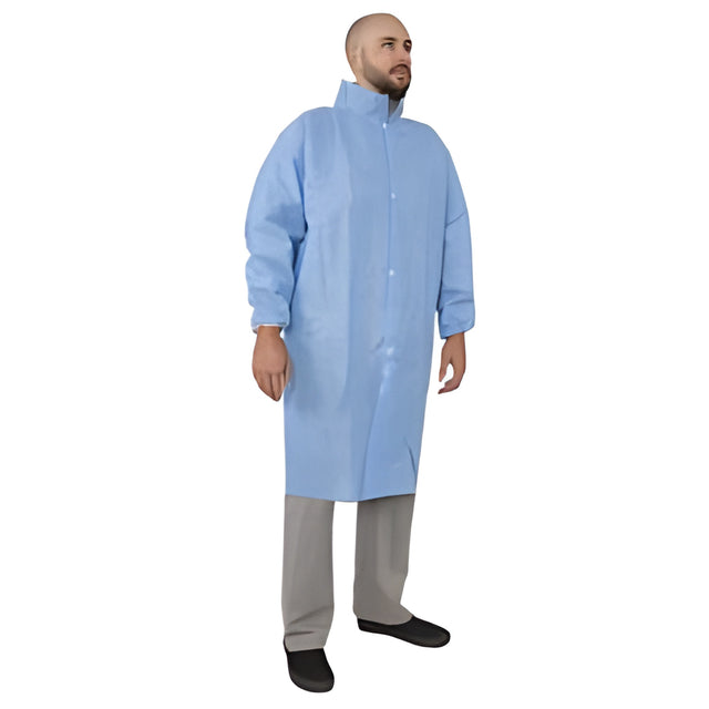 Stellar SMS Labcoat, Blue, Small – 30/Case