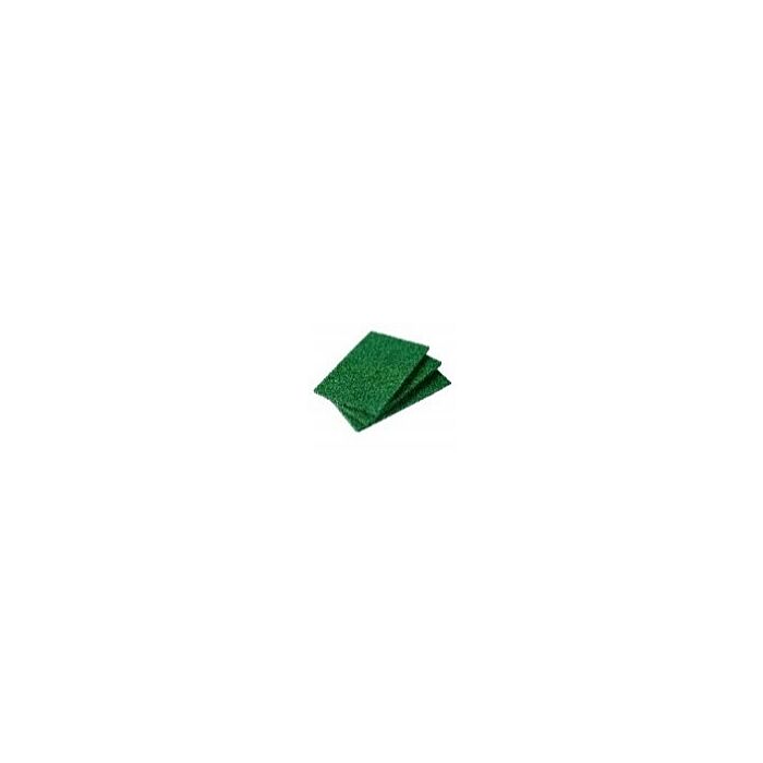 Stellar Scouring Pads, 6" x 9", Green- 100/Case