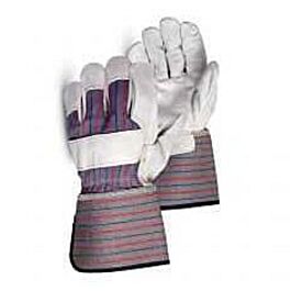 Stellar Split Leather Fitters, 4" Rubberized Cuff- 12 Pr / Bag