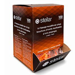 Stellar Tri Falange Reusable Ear Plugs- 100 Pr / Box