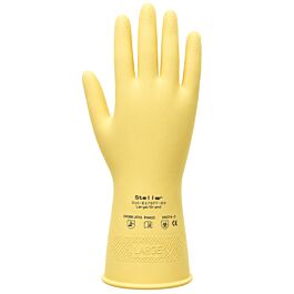Stellar Unlined Canners Latex Gloves, Sz 08 (M) - 12 Pr/Bag