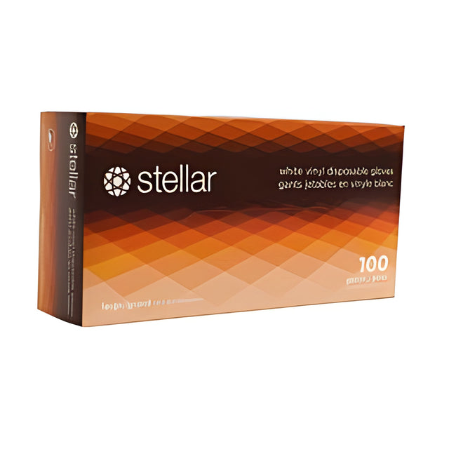 Stellar Synthetic Glove White, Medium – 100/Box