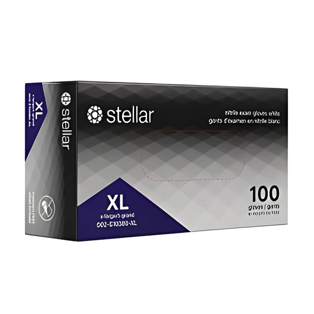 Stellar Classic White Nitrile Gloves, X Large (9.5) – 100/Box