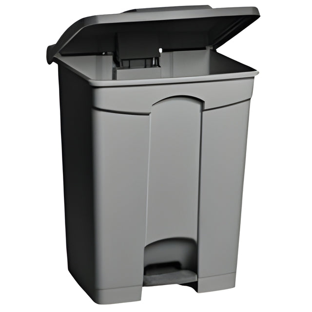 Step-On Waste Container, Grey, 45 L