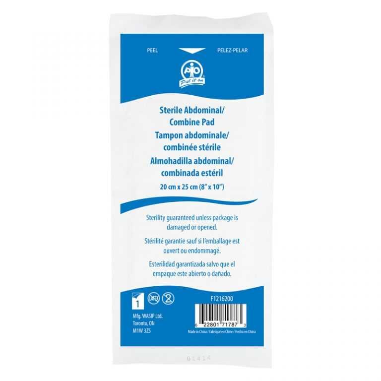 Sterile Abdominal/Combine Pad, 20cm x 25cm- 20 Pads / Bag