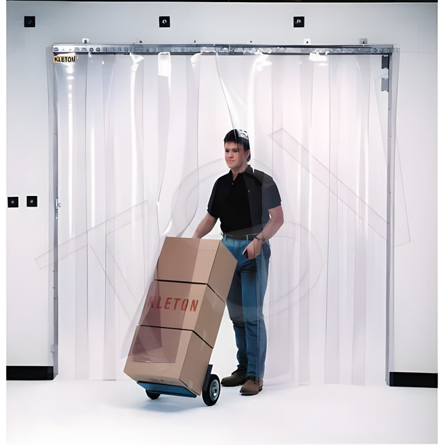 Strip Curtain Doors, for 12" x 12" doors, Strips 12" x 12", 0.020)-1 Ea