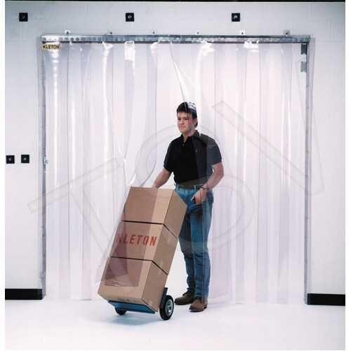 Strip Curtain Doors, for 12" x 12" doors, Strips 12" x 12", 0.020)-1 Ea