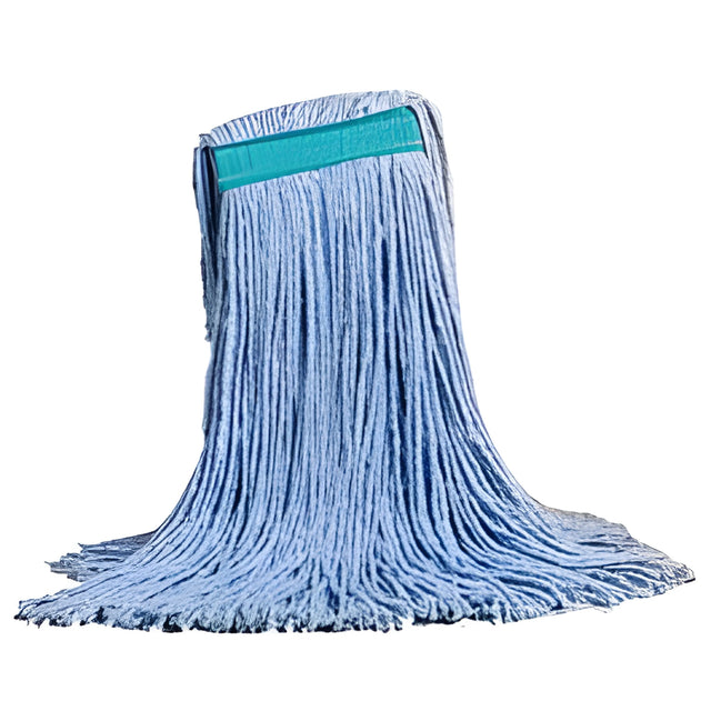 Synthetic Mop Head, Blue, Cut End, 16 oz