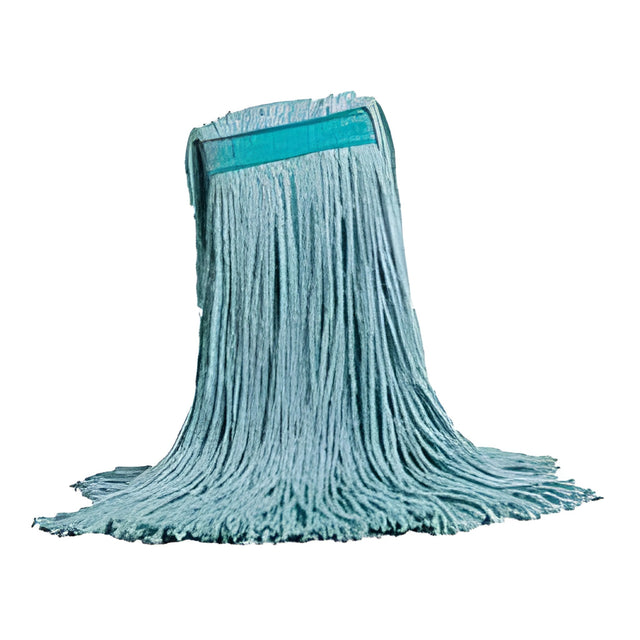Synthetic Mop Head, Green, Cut End, 28 oz – 12/Case