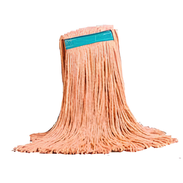 Synthetic Mop Head, Orange, Cut End, 16 oz – 12/Case