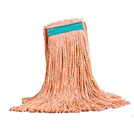 Synthetic Mop Head, Orange, Cut End, 20 oz- 12 / Case