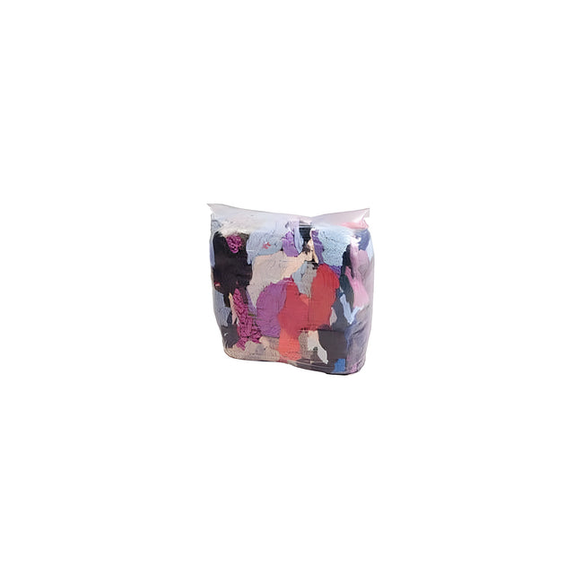 T-Shirt Rags, Coloured- 25lbs / Bag