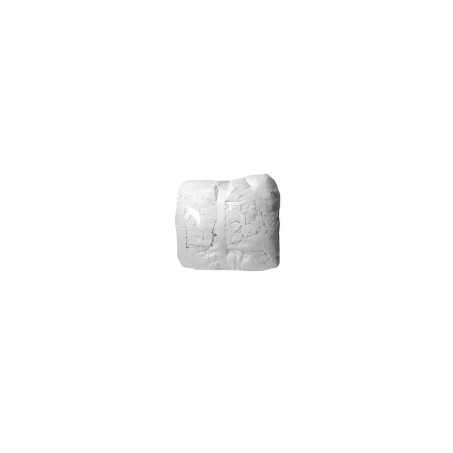 T-Shirt Rags, White, Better Quality- 25 lbs / Bag