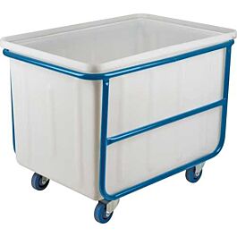 Tapered Wall Poly Box Truck, 16 CU Ft - 1000 Lbs - White