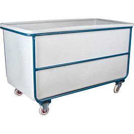 Tapered Wall Poly Box Truck, 25 CU Ft - 1000 Lbs - White