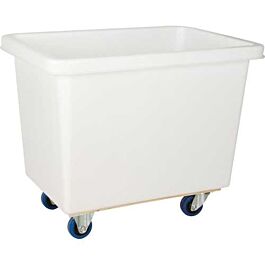 Tapered Wall Poly Box Truck, 9 CU Ft - 600 Lbs - White