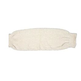 Terry Cloth Sleeve, 18", Poly-Cotton, Beige, 1 Each