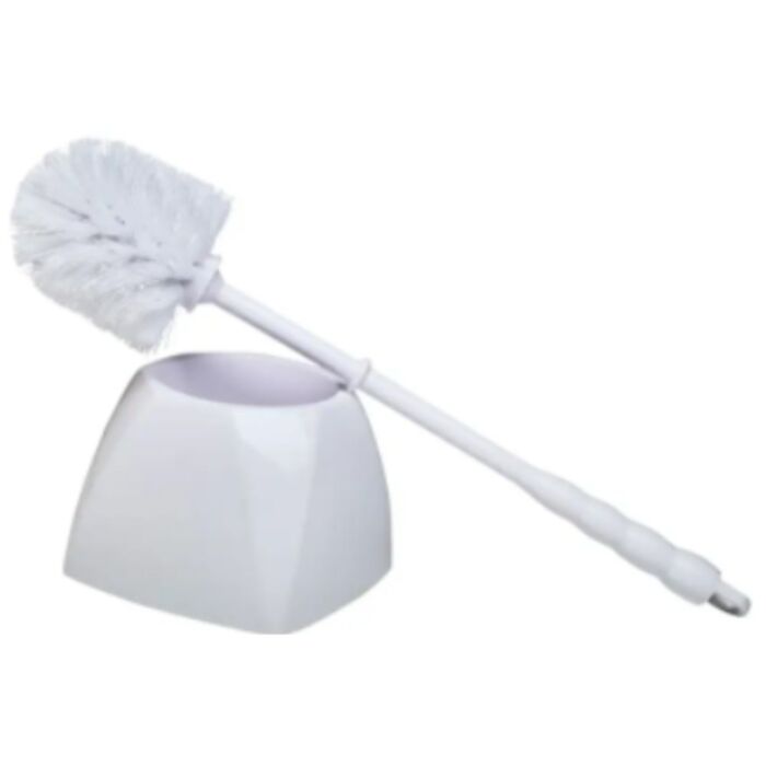 Toilet Bowl Brush with Holder- 1 Ea