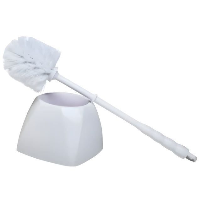 Toilet Bowl Brush with Holder- 1 Ea