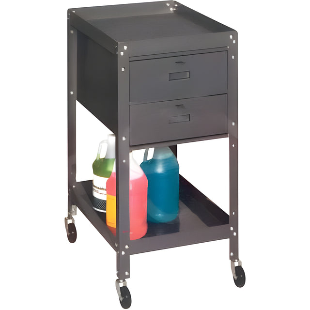 Tool Cart, 2 Drawer, 18" W x 24"D x 34.5"H- 1 Ea