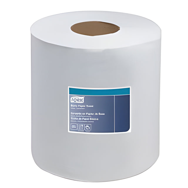 Tork Basic Centerfeed Paper Towel M2, 2 Ply, White, 600 Sheets- 6 Rolls / Case