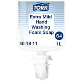 Tork Extra Mild Hand Washing Foam Soap - 1L x 6 Cartridges / Case