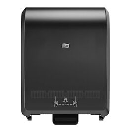Tork Mechanical Paper Hand Towel Roll Dispenser H80, Black- 1 Each