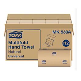 Tork Multifold Hand Towel H2, Natural- 250 Sheets x 16 Packs/ Case