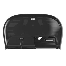 Tork OptiCore Toilet Paper Roll Dispenser T10, Black- 1 Each