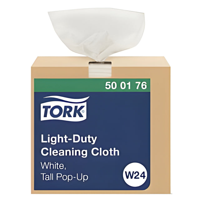 Tork Cleaning Cloth W24, White W24, 100 / Box- 10 Boxes / Case