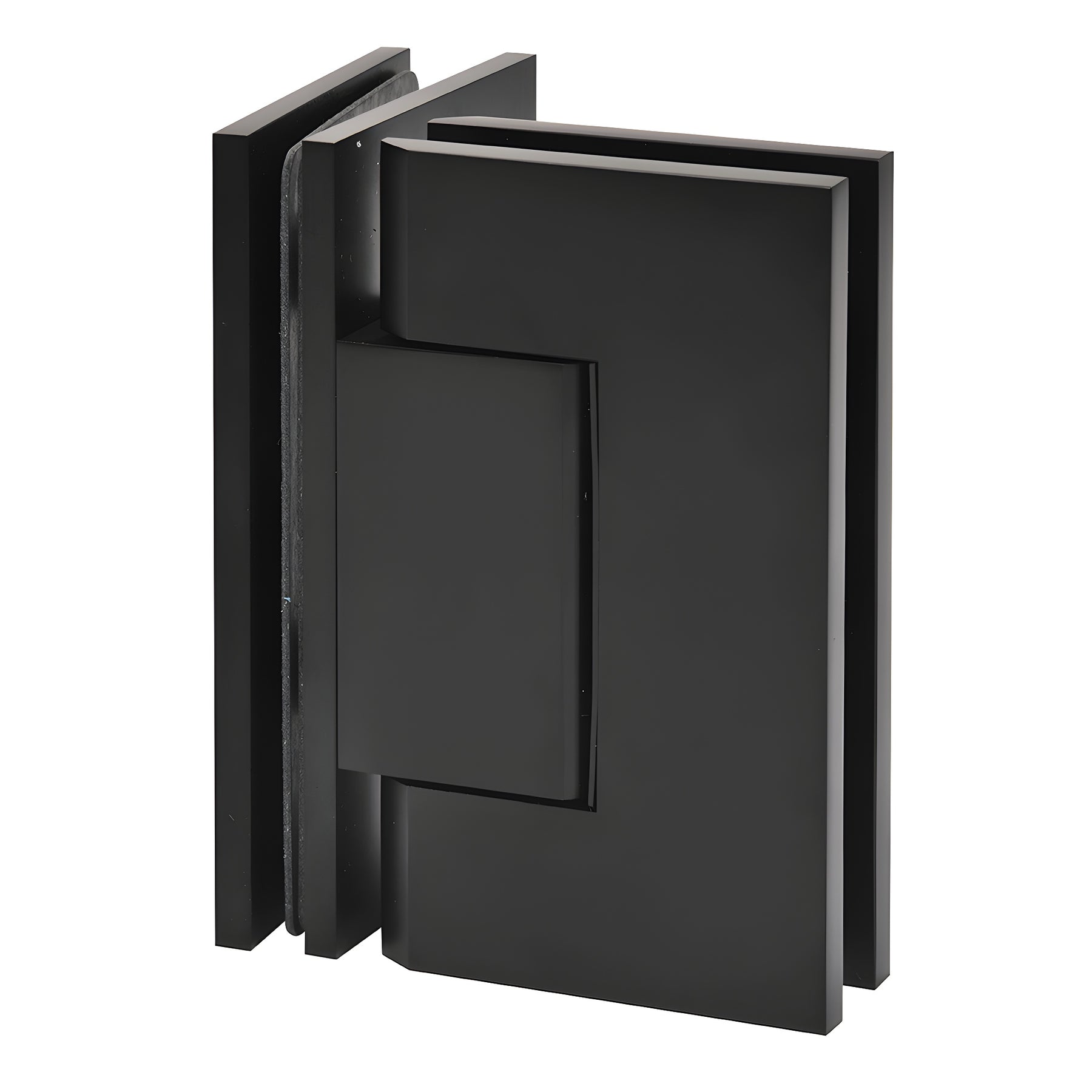 CRL Matte Black Trento 90 Degree Glass-to-Glass Hinge