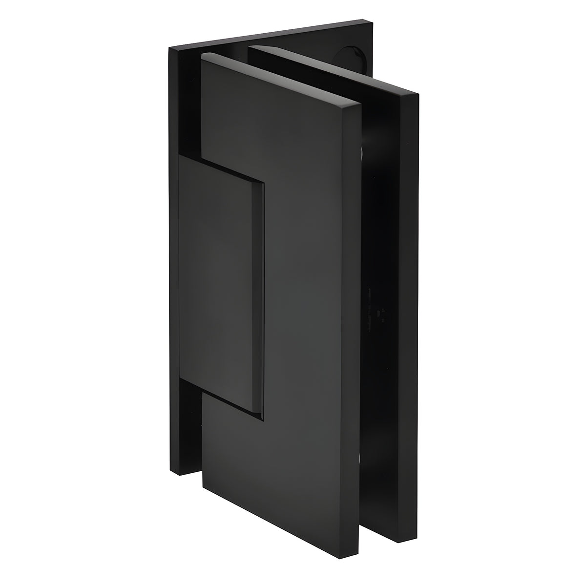CRL Matte Black Trento Offset Back Plate Hinge