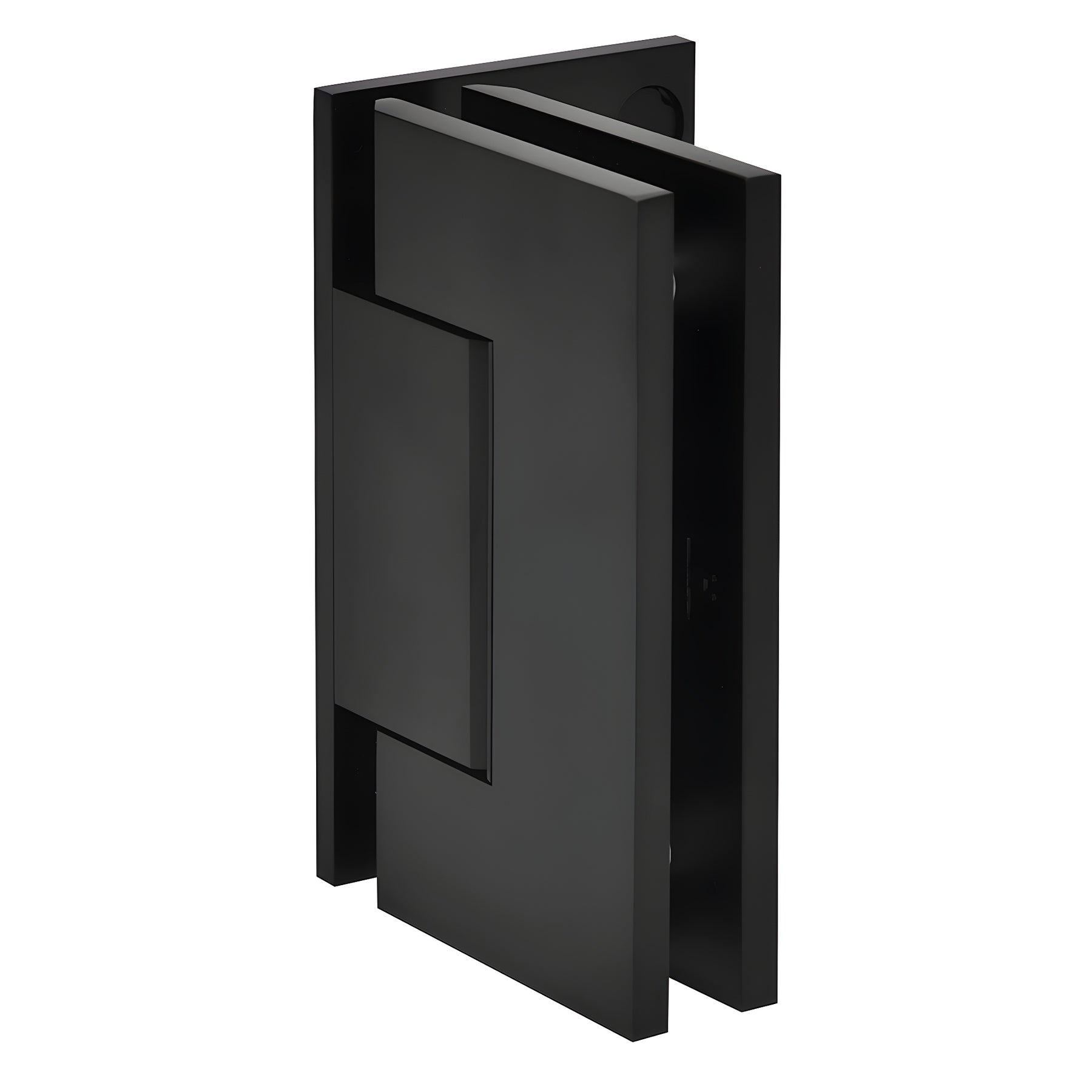 CRL Matte Black Trento Offset Back Plate Hinge