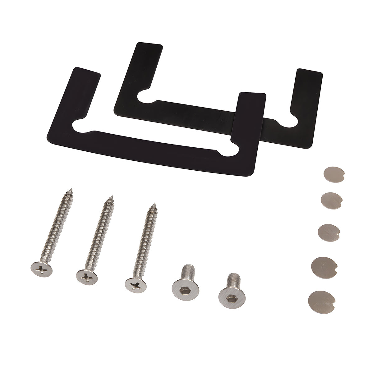 CRL Brushed Nickel Trento Offset Back Plate Hinge