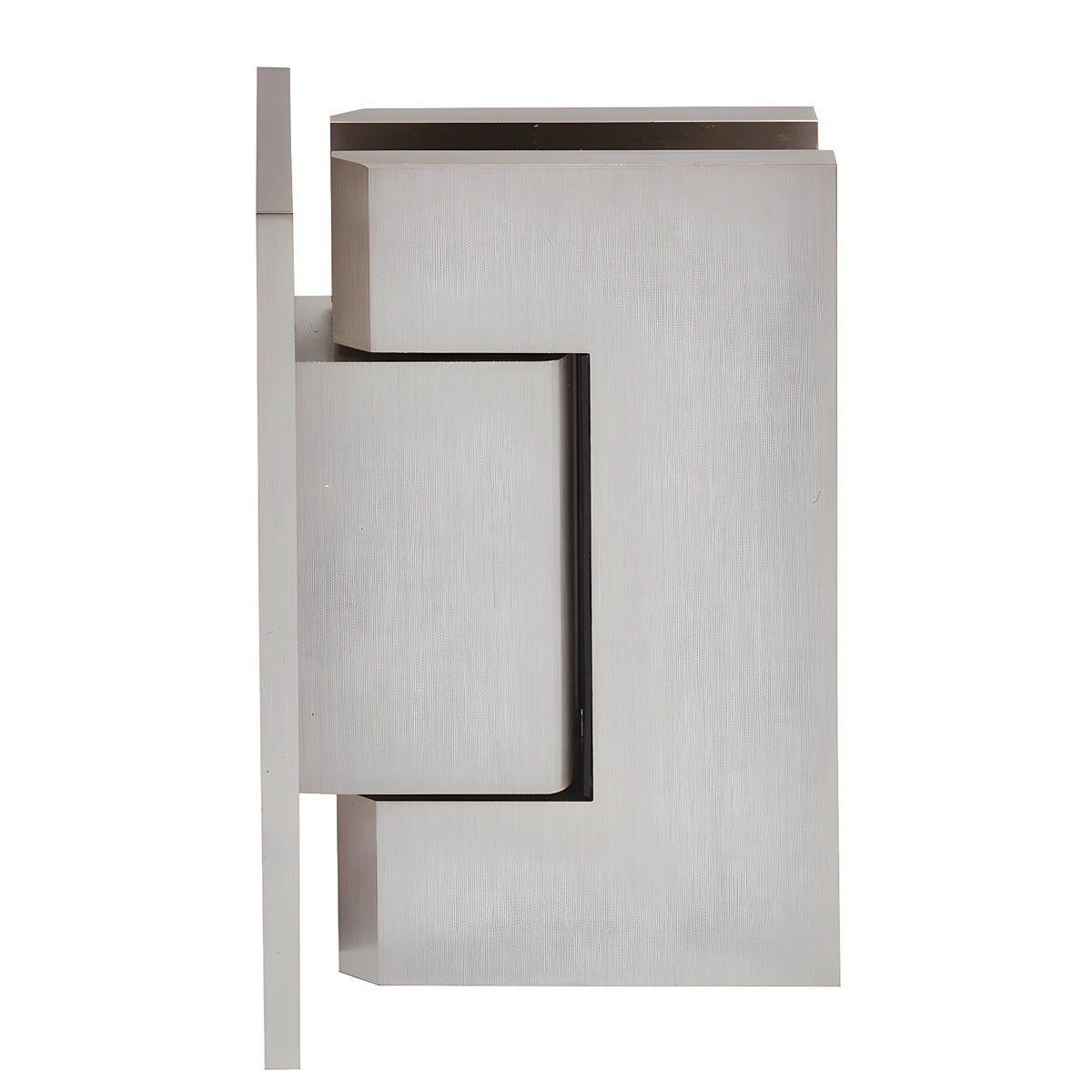 CRL Brushed Nickel Trento Full Back Hinge