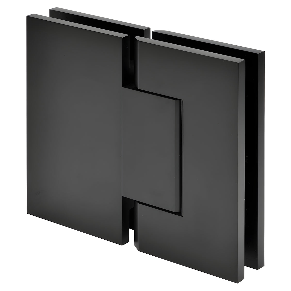 CRL Matte Black Trento 180 Degree Glass-to-Glass Hinge