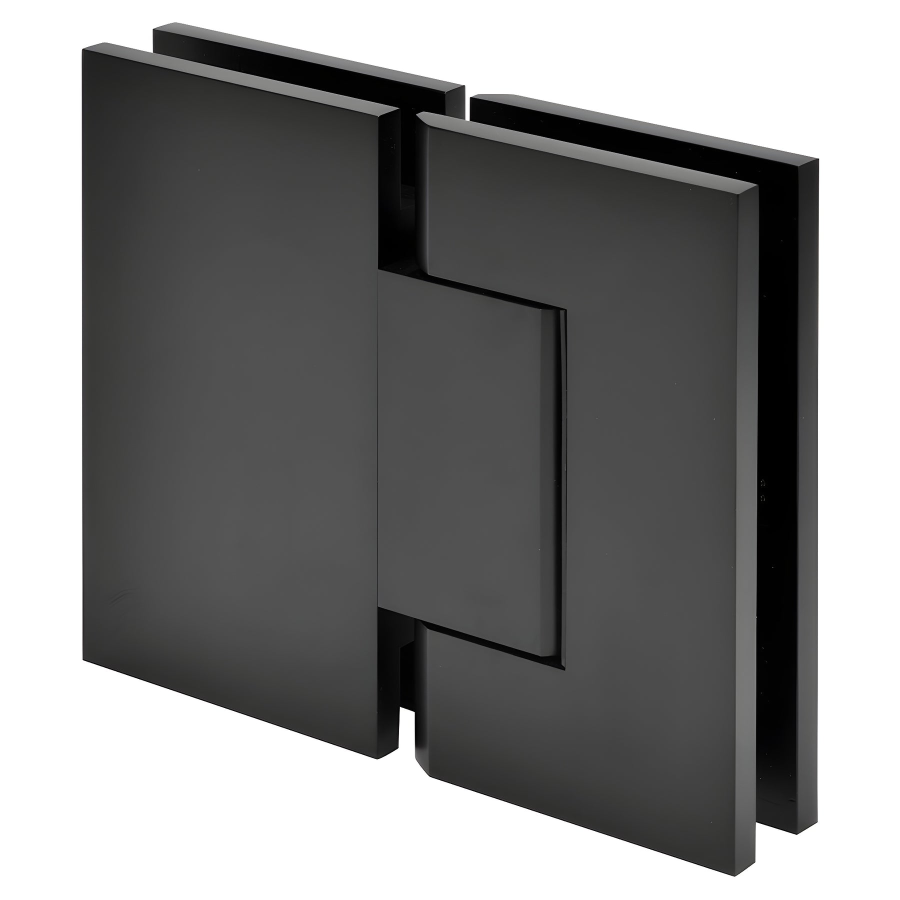 CRL Matte Black Trento 180 Degree Glass-to-Glass Hinge