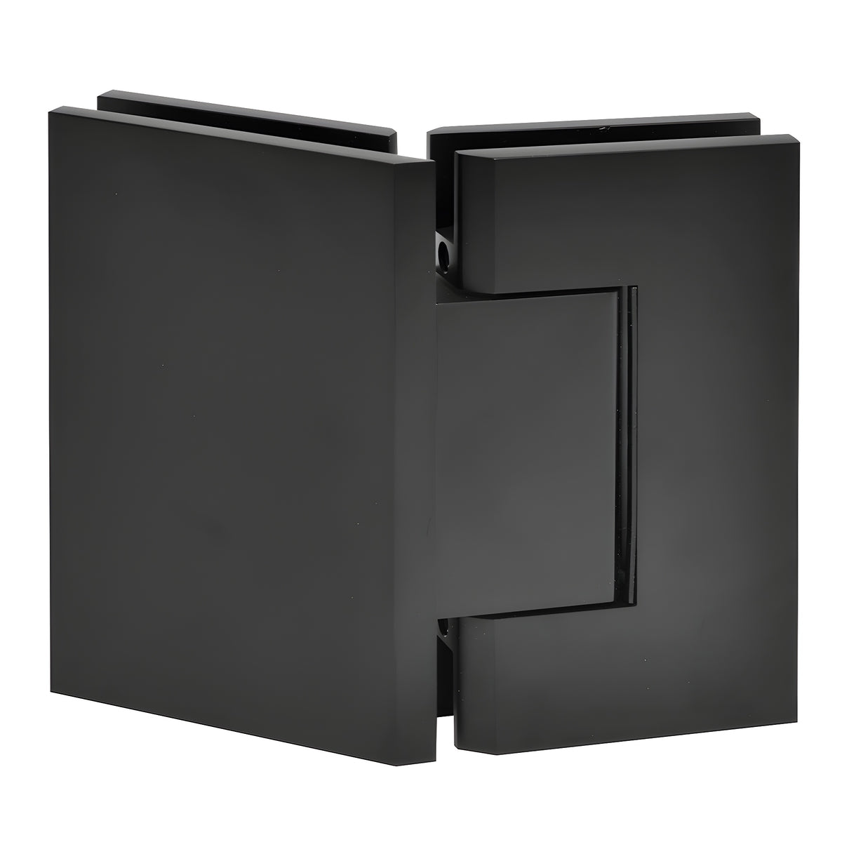 CRL Matte Black Trento 135 Degree Glass-to-Glass Hinge