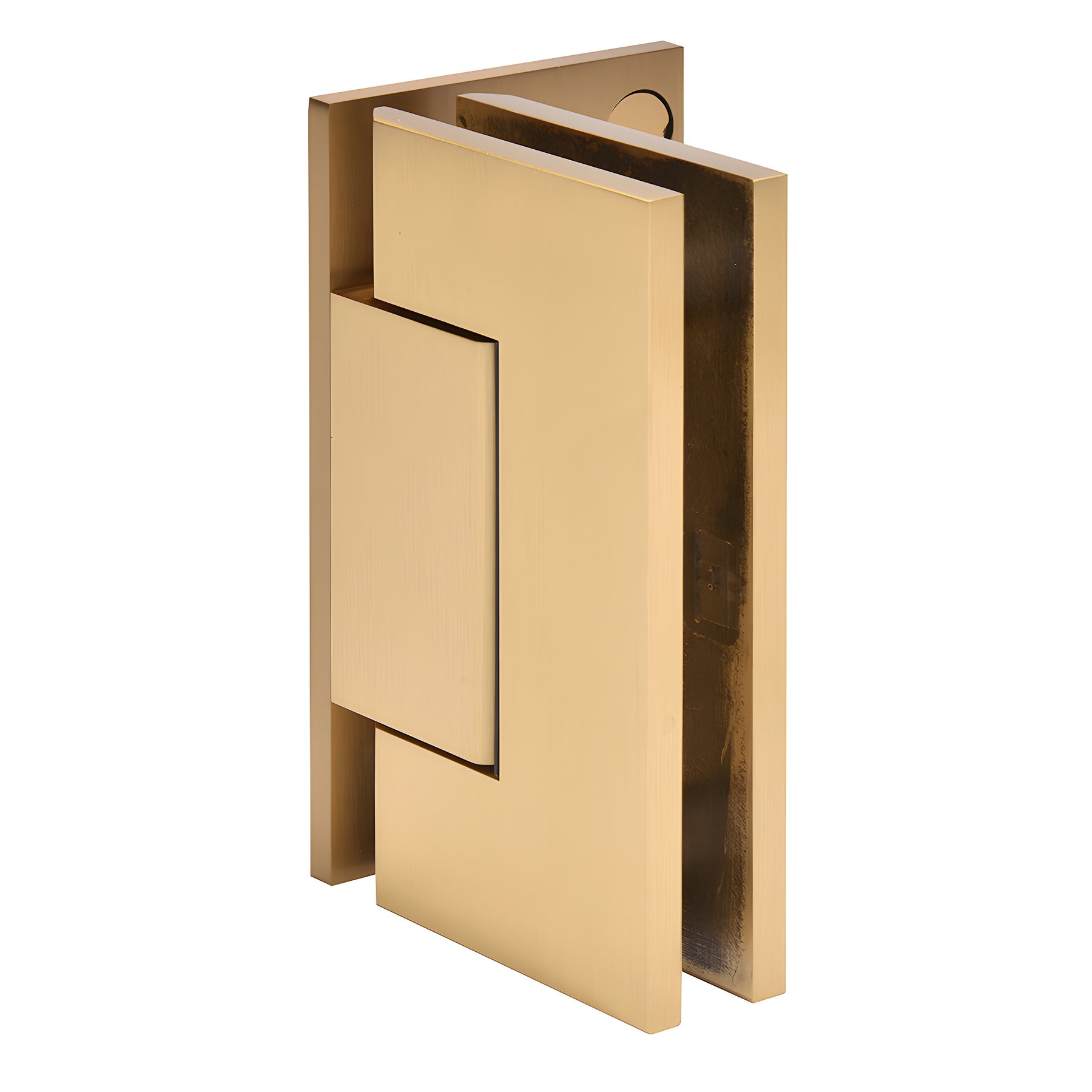 CRL Satin Brass Trento Offset Back Plate Hinge