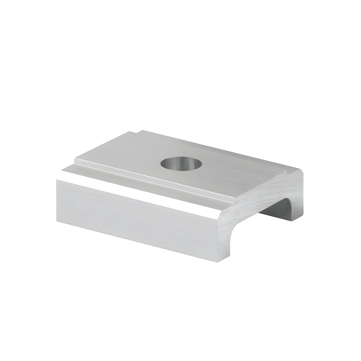 CRL TurboFlex Clear Anodized Drain Block for Top Mount Base Shoes