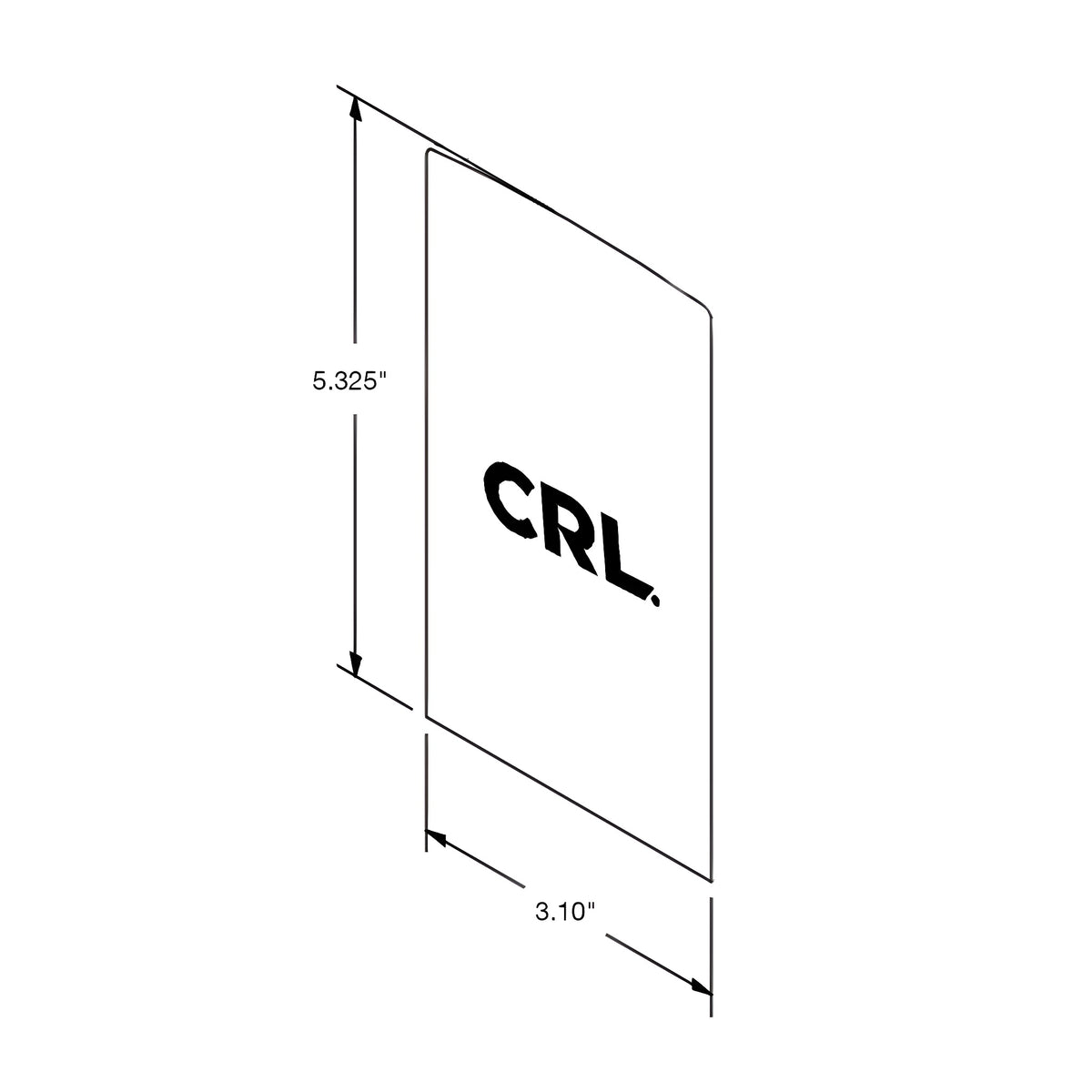 CRL TurboFlex Top-mount Custom Painted End Cap
