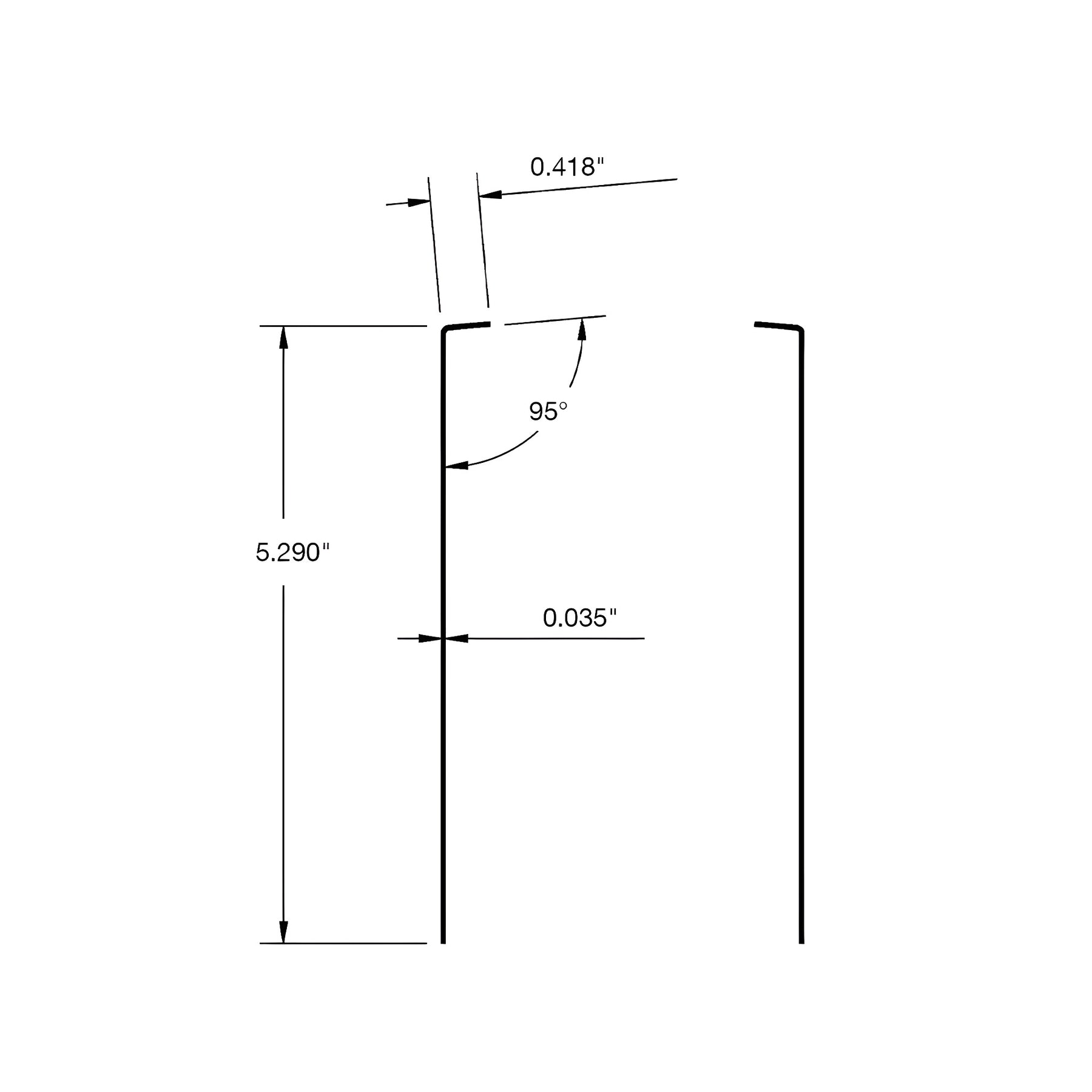 CRL Turboflex Satin Brass 120" Cladding for Top Mount Base Shoe