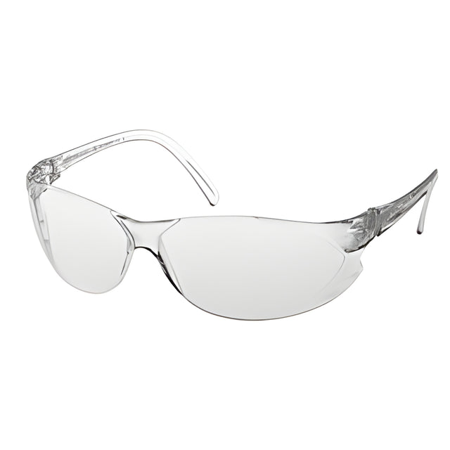 Twister Safety Glasses, Clear Frame and Lens – 12 Pairs/Box
