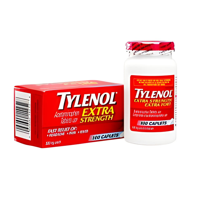Tylenol, Acetaminophen Caplets, Extra-Strength, 500 mg, 500 gm