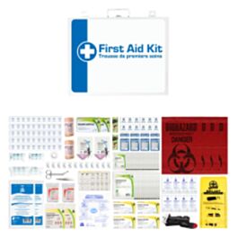 Type 3, Medium Unitized First Aid Kits (Z1220-17), Metal Box- 1 Each