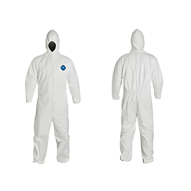 Tyvek, Elastics Wrist & Ankles with Hood, Medium – 25/Case