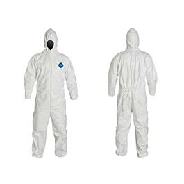 Tyvek , Elastics Wrist & Ankles with Hood, Large- 25 / Case