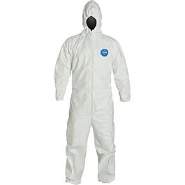 Tyvek Pants With Elastic Waist, White, Small- 50/Case