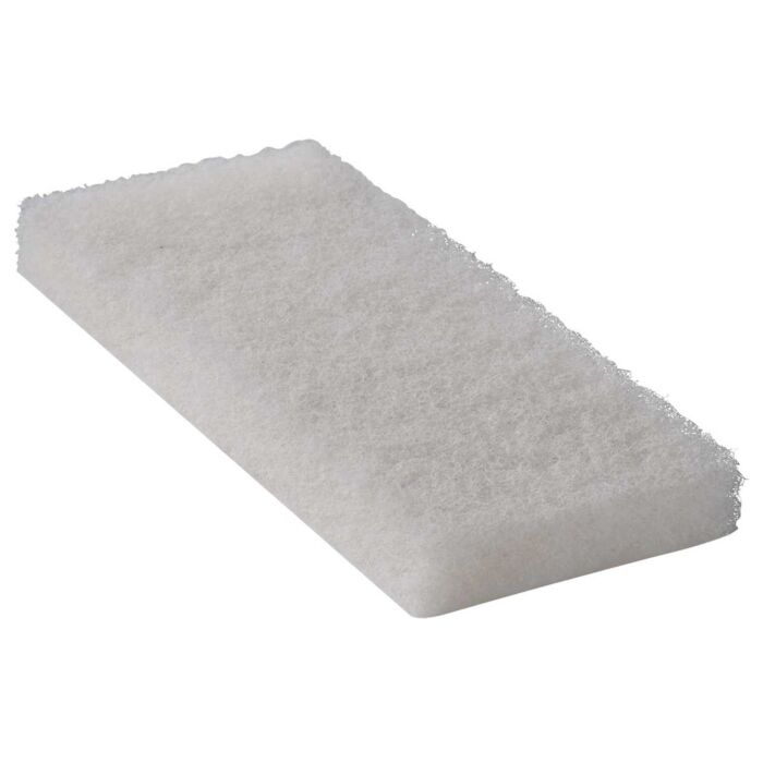 Utility Pads, Light Duty, White, 10" x 5"- 20 / Box