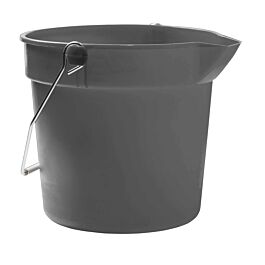 Utility Pail, Grey, 14 Quart- 12 / Case